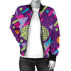 90s Pattern Print Design 4 Women's Bomber Jacket