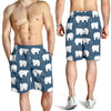 Polar Bear Pattern Print Design A01 Mens Shorts