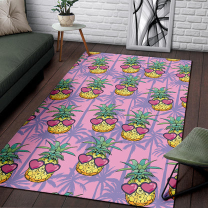 Pineapple Pattern Print Design PP06 Area Rugs