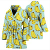 Banana Pattern Print Design BA04 Women Bathrobe
