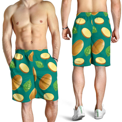 Potato Pattern Print Design A04 Mens Shorts
