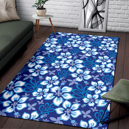 Hibiscus Pattern Print Design HB04 Area Rugs