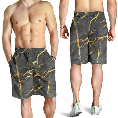 Marble Pattern Print Design 02 Mens Shorts