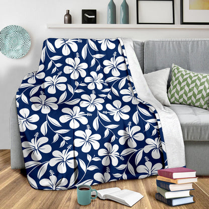 Hibiscus Pattern Print Design HB031 Fleece Blanket