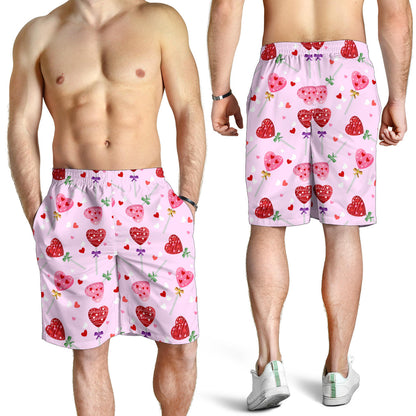 Lollipop Pattern Print Design LL07 Mens Shorts