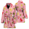 Lollipop Pattern Print Design LL05 Women Bathrobe