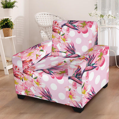 Bird Of Paradise Pattern Print Design BOP011 Armchair Slipcover