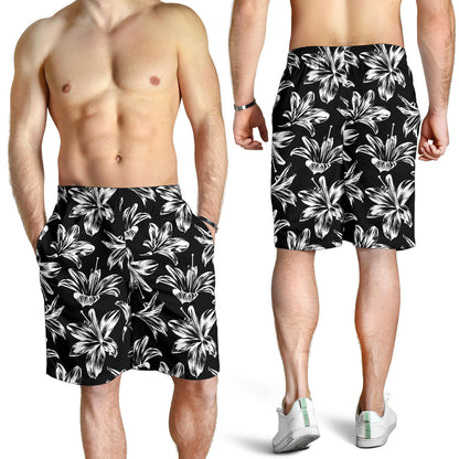 Amaryllis Pattern Print Design AL04 Mens Shorts