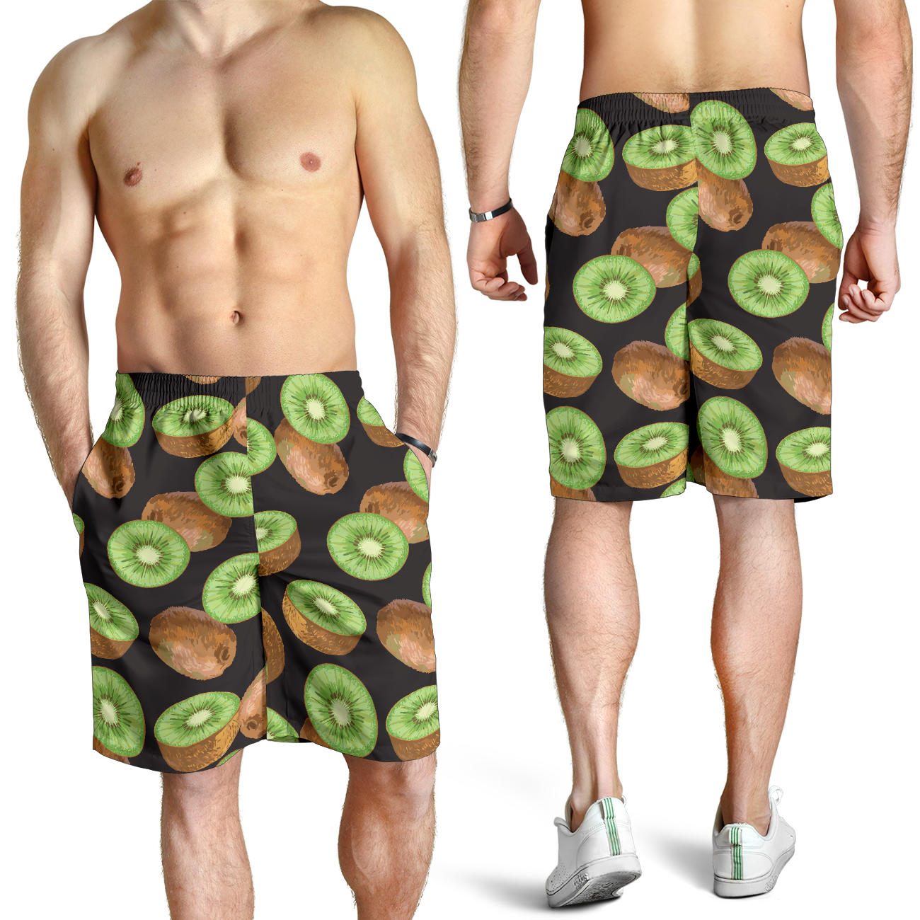 Kiwi Pattern Print Design KW03 Mens Shorts
