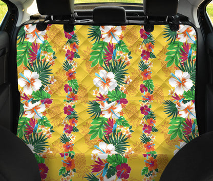 Hawaiian Themed Pattern Print Design H09 Rear Dog  Seat Cover