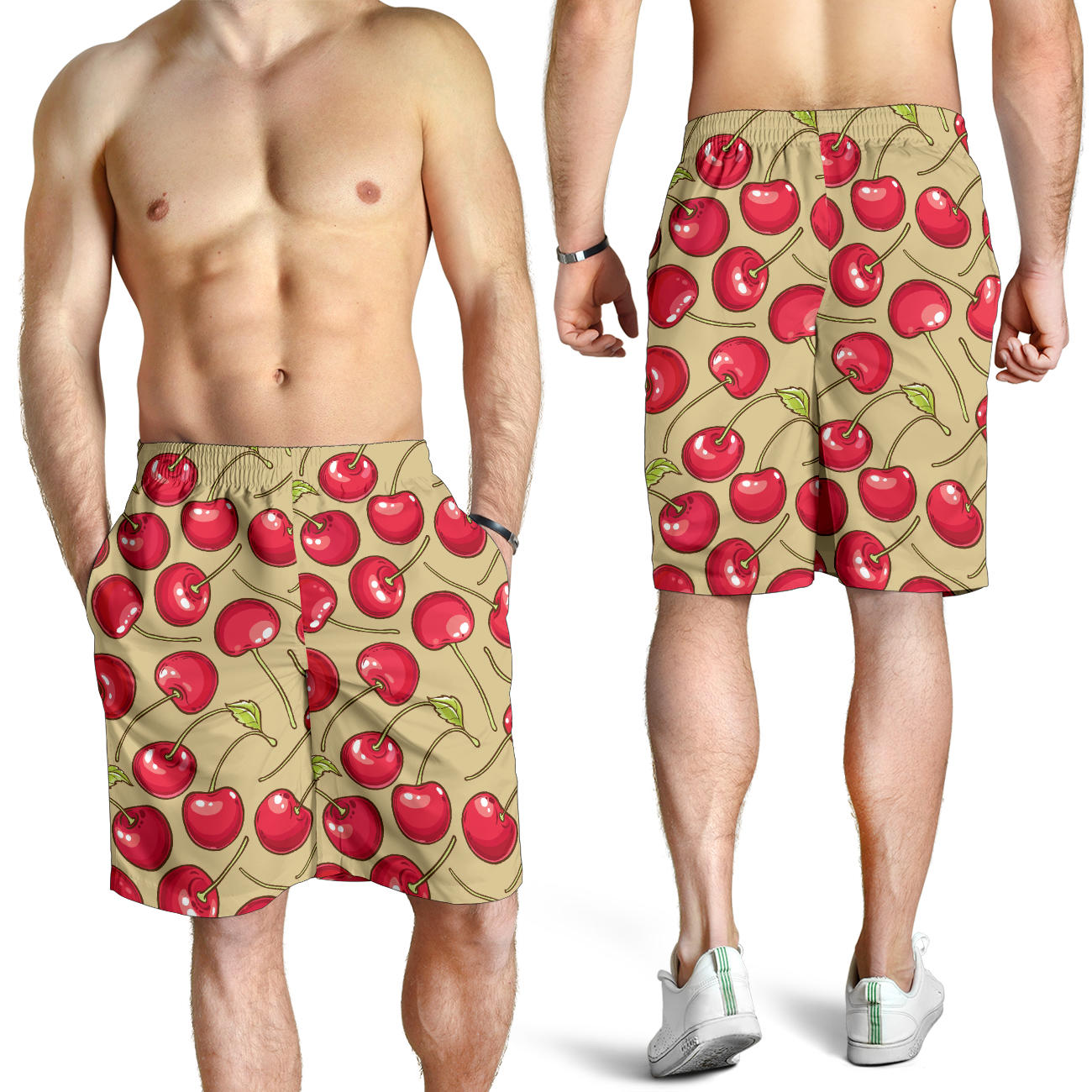Cherry Pattern Print Design CH05 Mens Shorts