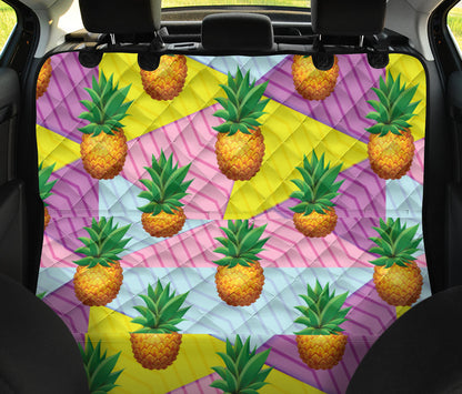Pineapple Pattern Print Design PP05 Rear Dog  Seat Cover