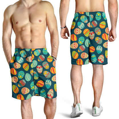 Easter Eggs Pattern Print Design RB09 Mens Shorts