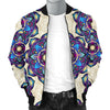 lotus Boho Pattern Print Design LO08 Men Bomber Jacket