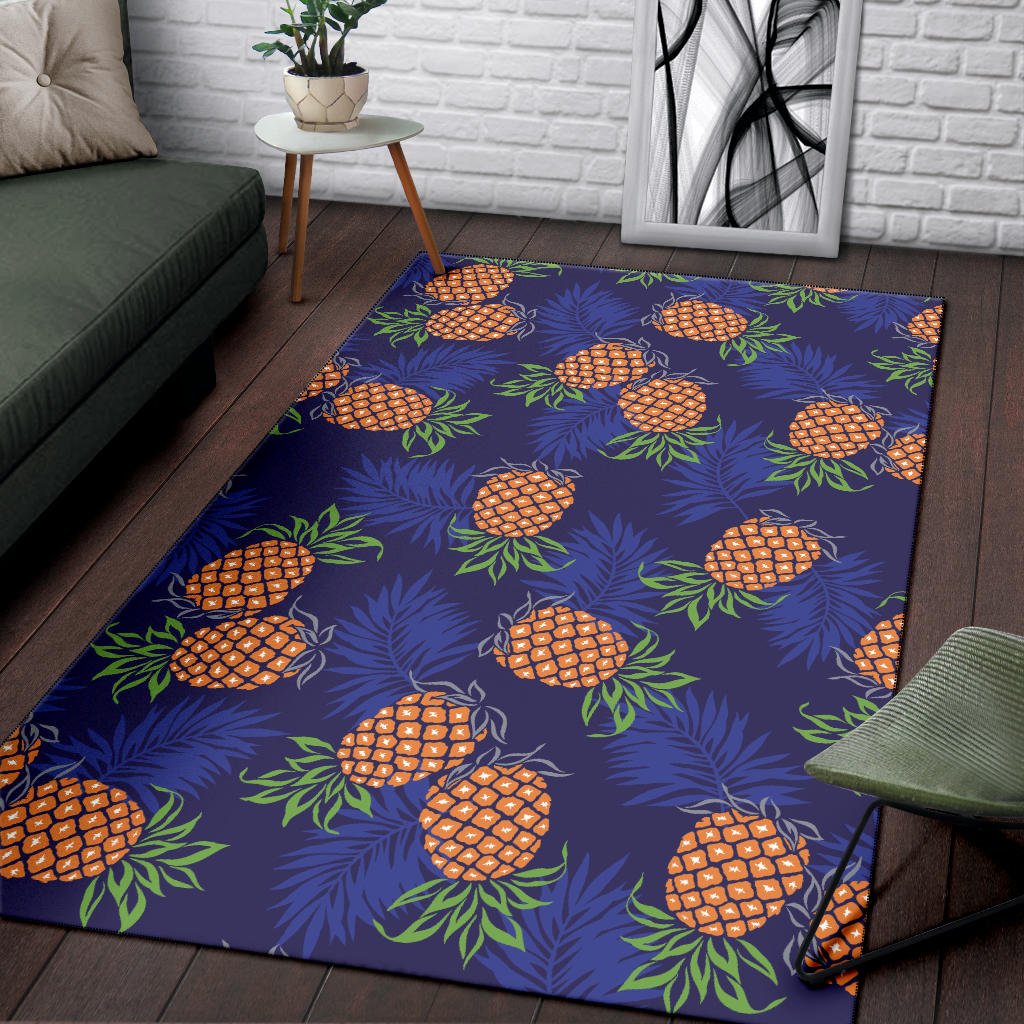 Pineapple Pattern Print Design PP02 Area Rugs