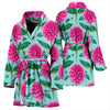 Dahl ia Pattern Print Design DH08Women Bathrobe