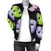 Acting Mask Pattern Print Design 04 Women's Bomber Jacket