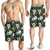 Anemone Pattern Print Design AM03 Mens Shorts