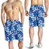 Hibiscus Pattern Print Design HB04 Mens Shorts