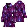 lotus Pattern Print Design LO01 Women Bathrobe