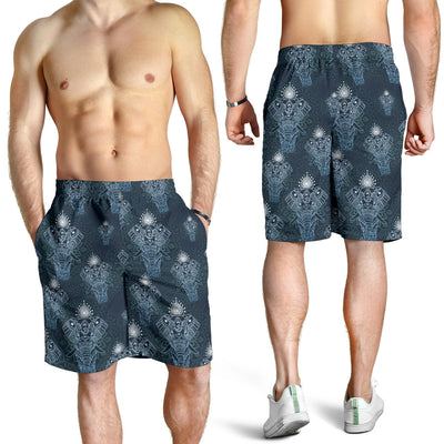 Elephant Mandala Mens Shorts