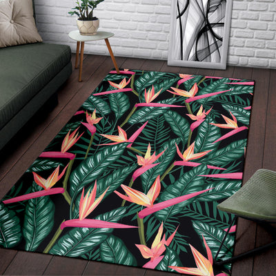 Bird Of Paradise Pattern Print Design BOP03 Area Rugs