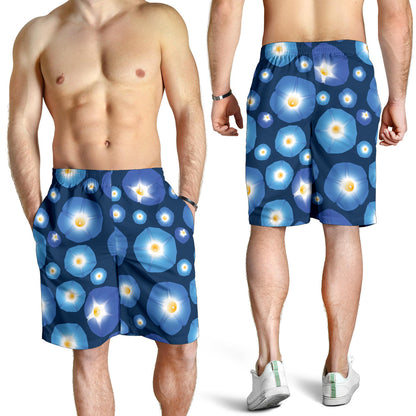 Morning Glory Pattern Print Design 02 Mens Shorts