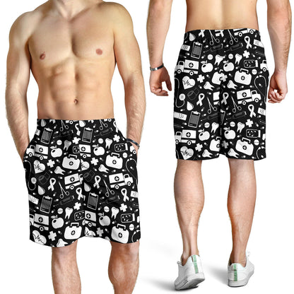 Medical Pattern Print Design 01 Mens Shorts