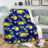 Lemon Pattern Print Design LM06 Fleece Blanket