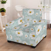 Daisy Pattern Print Design DS012 Armchair Slipcover