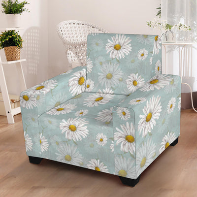 Daisy Pattern Print Design DS012 Armchair Slipcover