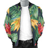 Bird Of Paradise Pattern Print Design BOP09 Men Bomber Jacket