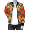 Native Pattern Print Design A01 Women's Bomber Jacket