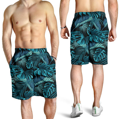 Palm Leaf Pattern Print Design A03 Mens Shorts