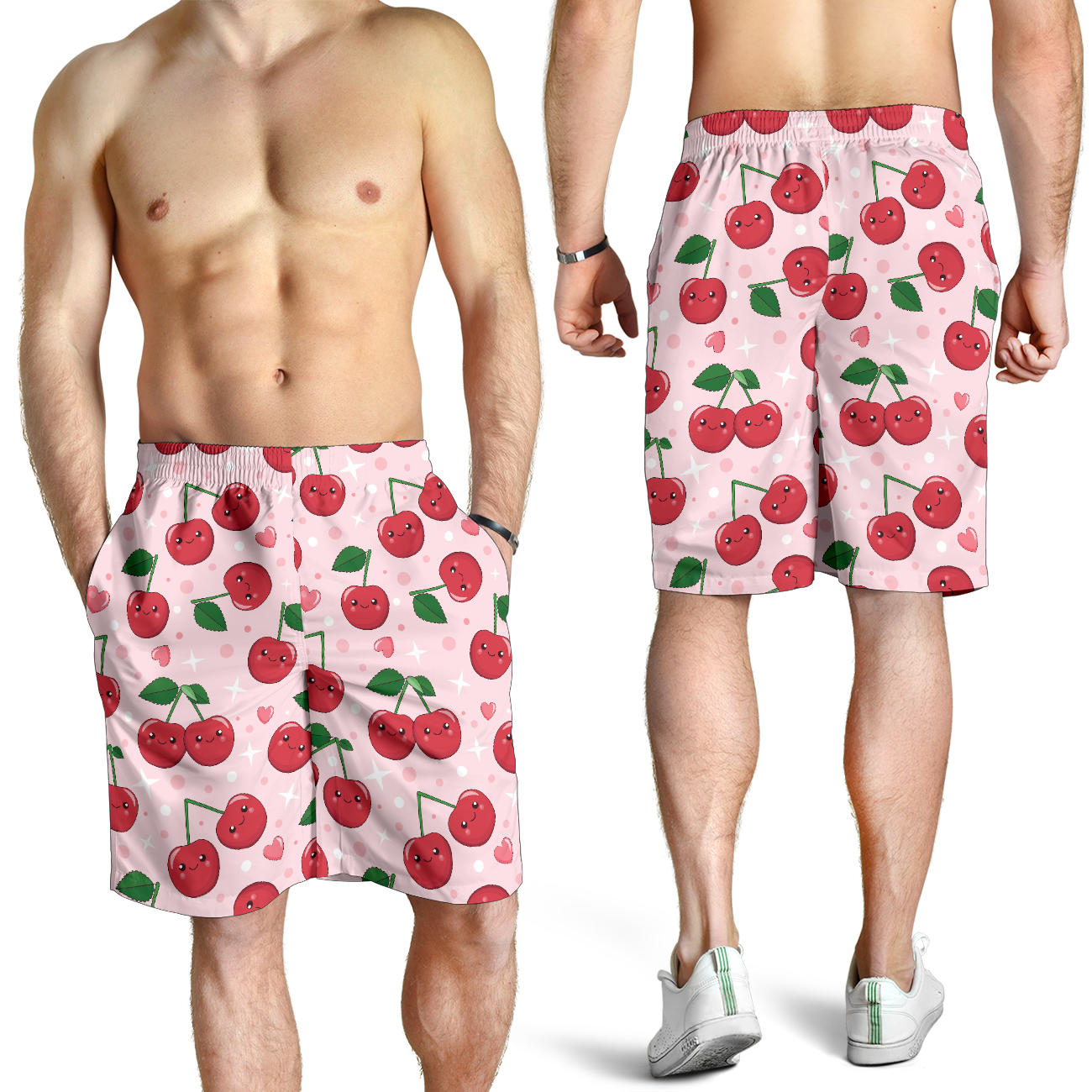 Cherry Pattern Print Design CH02 Mens Shorts