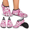 Cherry Blossom Pattern Print Design CB02 Aqua Water Shoes