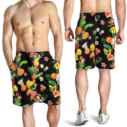 Tropical Fruits Pattern Print Design TF02 Mens Shorts