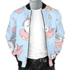 Donut Unicorn Pattern Print Design DN014 Men Bomber Jacket