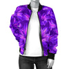 Amaryllis Pattern Print Design AL03 Women Bomber Jacket