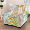 Gold Sweet Marble Armchair Slipcover