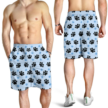 Paw Pattern Print Design A04 Mens Shorts