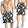 Daisy Pattern Print Design DS02 Mens Shorts