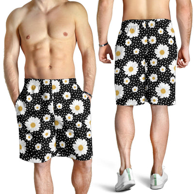 Daisy Pattern Print Design DS02 Mens Shorts