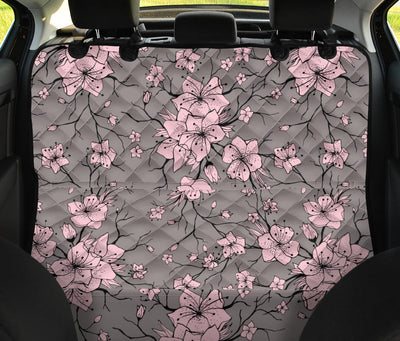 Cherry Blossom Pattern Print Design CB05 Rear Dog  Seat Cover