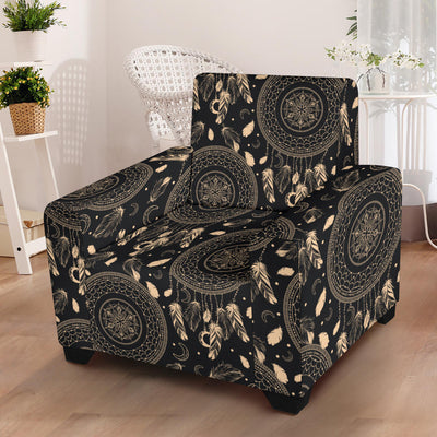 Dream Catcher Mandala Boho Moon Armchair Slipcover