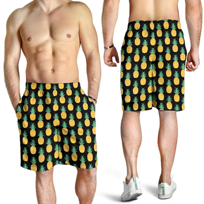 Pineapple Pattern Print Design A03 Mens Shorts