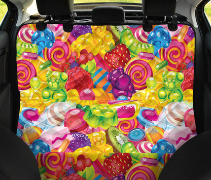 Candy Pattern Print Design CA01 Rear Dog  Seat Cover