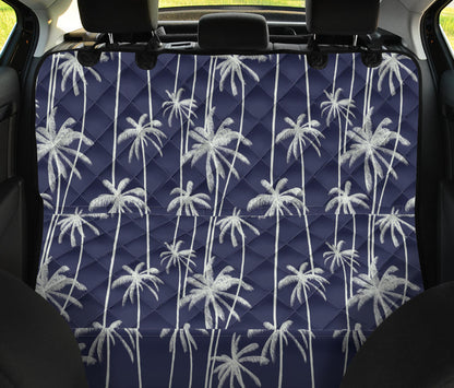 Palm Tree Pattern Print Design PT06 Rear Dog  Seat Cover