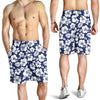 Hibiscus Pattern Print Design HB012 Mens Shorts