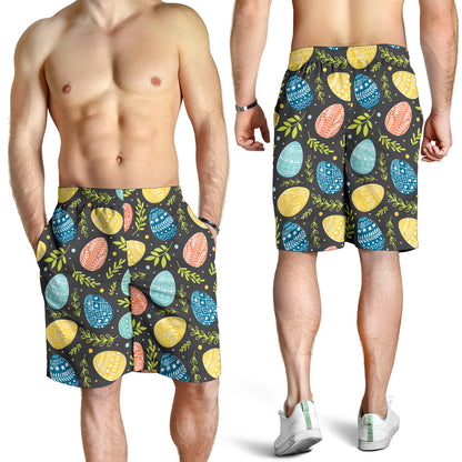 Easter Eggs Pattern Print Design RB01 Mens Shorts